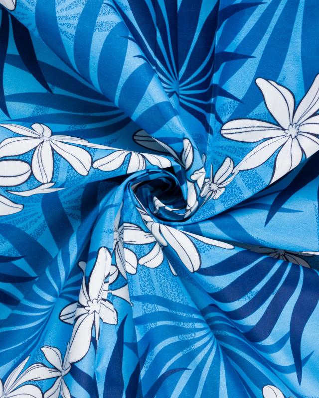 Polynesian Fabric MOENAU Blue - Tissushop